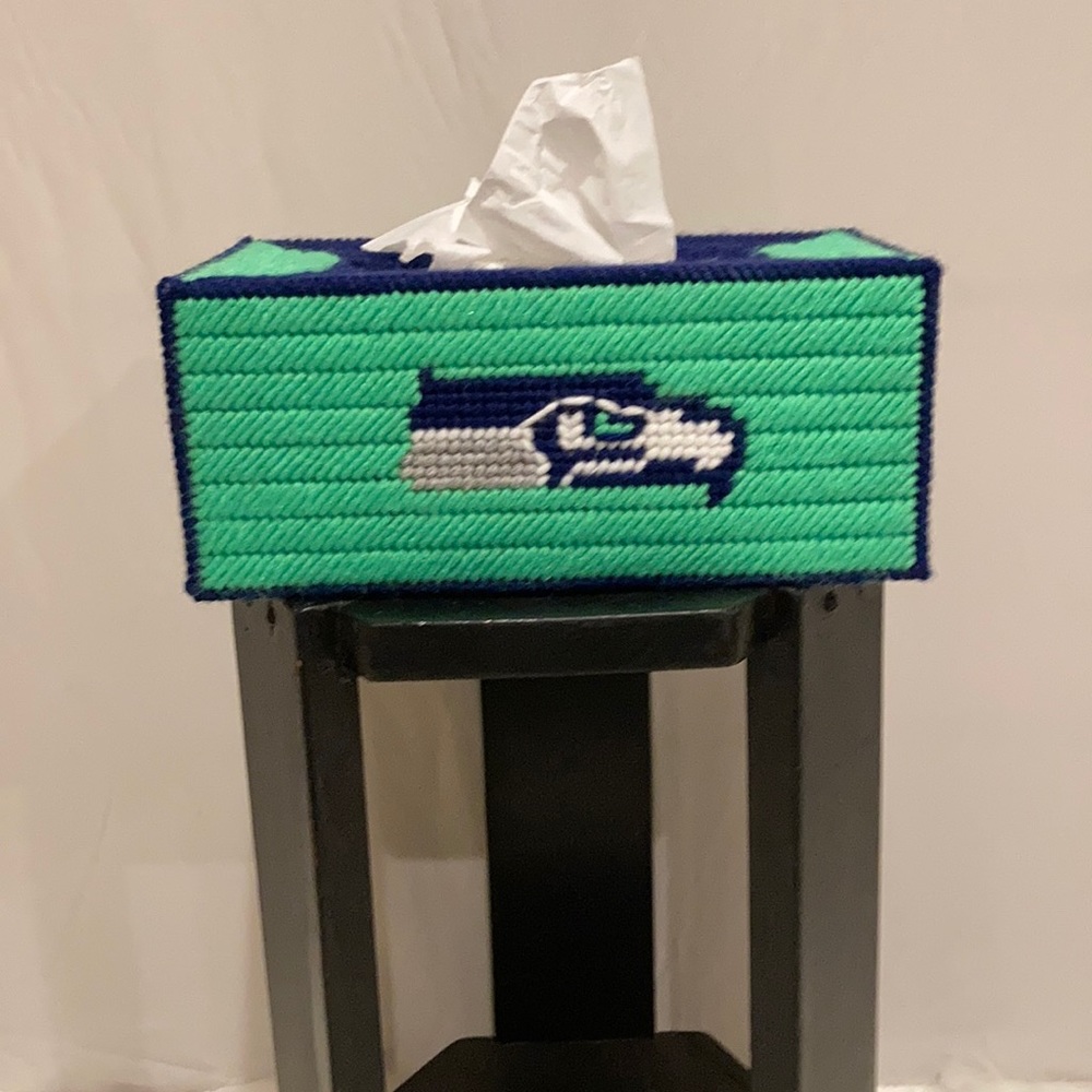 Seattle Seahawks NFL Tissue Box Cover